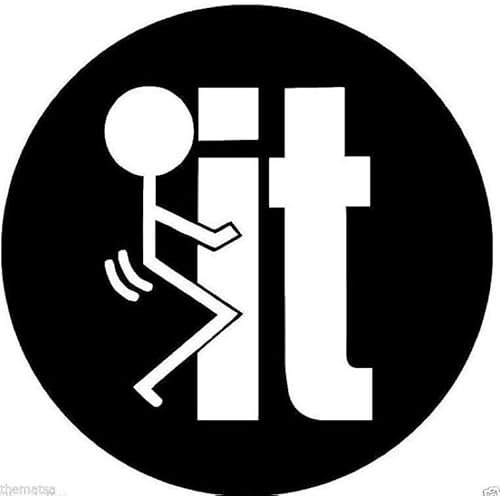 WildeBabsKLBT 11cm Hochwertiger Auto-Aufkleber Sticker Decal Autoaufkleber Aufkleber-Folie Wetterfest F*Ck It F3113