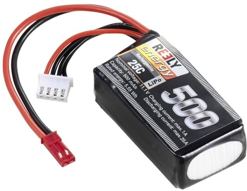 Reely Batterie pour modélisme (LiPo) 11,1 V 500 mAh Nombre de cellules : 3 25 C Softcase Bec