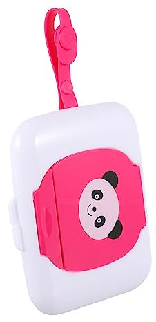 AOKWAWALIY 1 Stück Karton Box für feuchte Tücher Feuchttücherbox für Kleinkinder Kinderwagen feuchttücher Box Wet Bag Serviette Halterungskasten Toilettenpapier Wickeltasche Baby Spender Rosa