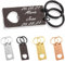 ibera gifts - 2 porte-clés personnalisés en acier inoxydable : porte clef personnalisable pour couple, gravure personnalisée, (Noir)