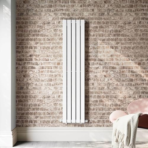 Generic White Double Flat Panel Vertical Radiator 1600x350mm (1600x67x280)