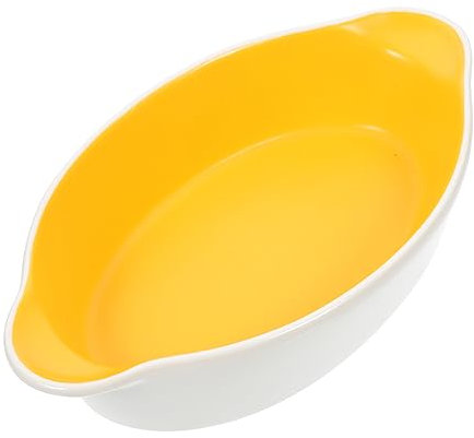 Alipis Plat À Rôtir En Céramique Avec Doubles Poignées Plateau À Fromage En Marbre Saladier Résistant Au Four