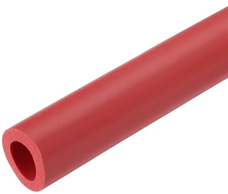 QUARKZMAN 61cm Rohrisolierung Schaumstoff, Durchmesser 18mm Isolierstärke 6mm Heizungsrohr Verkleidung für Fitnessgeräte, Rohre, Handhaben (Rot)
