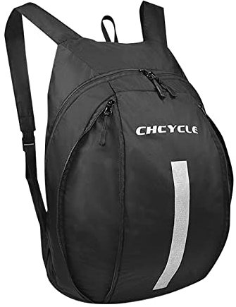 Sac à Dos Moto, Étanche, Extensible 20-35L, Sac Porte-Casques Motard, Sangle pour Casque, Grande Capacité, Portable