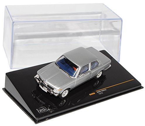 Ixo B*M*W 2002tii Coupe Silber 1966-1977 1/43 Modell Auto mit individiuellem Wunschkennzeichen