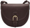 Fossil Everleigh Leder oder Baumwolle Handtasche für Damen, Kastanienbraun