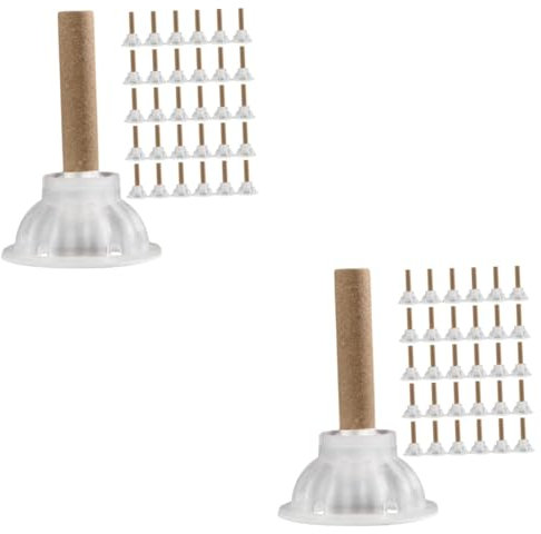 FRCOLOR 100sets Moxibustion Therapy Accessory Handmade Moxa Sticks Easy to Burn Moxa Pillar