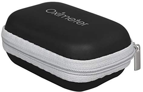 YUPEIUKLI Eva leer für Tasche für Fingerspitzen-Pulsoximeter, Blutsauerstoffsättigungsmonitor, Reisen, einfacher Transport, Harte Aufbewahrung für