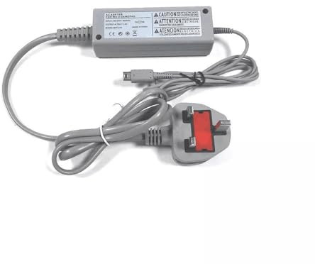 Shinekoo Cable adaptador de alimentación de CA para consola de juegos Nintendo Wii, cable adaptador de alimentación de 100-240 V
