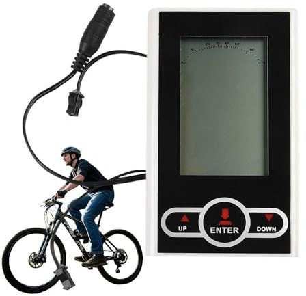 Fahrradtacho Analog - Fahrradmonitor Tachometer mit LCD Display - Geschwindigkeit Kalorien Distanzmessung Gym Zubehör für Indoor Cycling