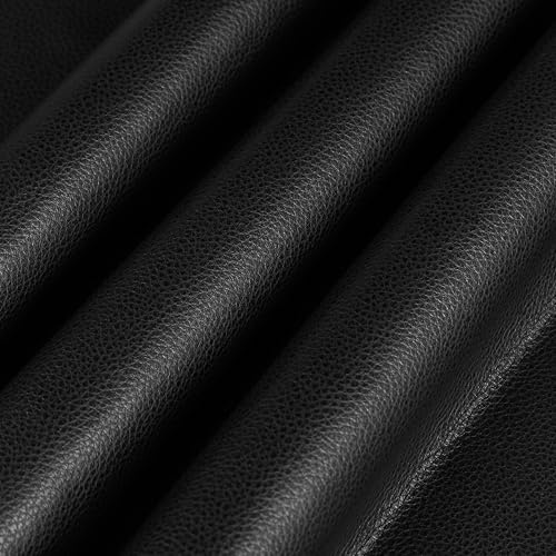 Hode Kunstleder Selbstklebend Leder Reparatur Set - Schwarz Selbstklebende Lederflicken - Leder Stoff Meterware Reparaturset - Leather Flicken Zum Kleben - Ledercouch Sofa Repair Autositz 30x300cm