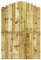 HOMTAKIE Portail de jardin Bois de pin imprégné 100x150 cm