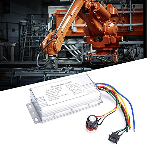 YWBL-WH Drehzahlregler für Gleichstrommotoren, 12 V-60 V, 70 A, PWM, Umkehrbare Drehung, Platine, Potentiometer, Drehzahlregelung, Kleine Heizung, Hohes Kraftmoment, Geeignet für eine Vielzahl von