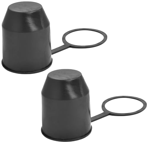 NiceNaiils 2 Pcs Cache Boule Attelage Voiture, Protection Boule Attelage, Boule Attelage pour Universel Remorque Voiture, Protection Boule Attelage Voiture, Cache Boule Attelage Voiture pour Boule