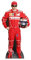 STAR CUTOUTS Rennfahrer Motorsport, Pappe, Mehrfarbig, Kimi Räikkönen