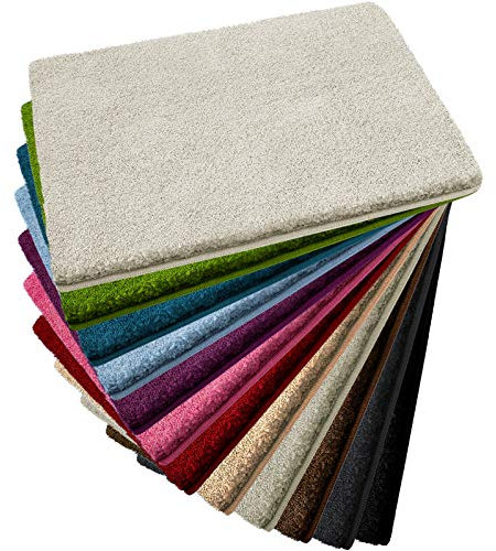 casa pura Badteppich Sky Soft - Flauschige, rutschfeste & Weiche Badematte | Bad & Duschvorleger für Badewanne Dusche & Toilette | Maschinenwaschbar & schnell trocknend | 50x80 cm - Creme