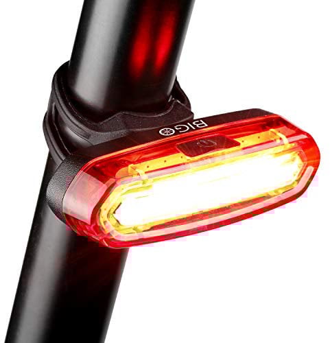 Luce Posteriore Bici USB Ricaricabile, LED Bicicletta Luce Fanale Posteriore Bici 4 modalità di Luce, Resistente all' Acqua, Adatto per Tutte Le Biciclette e Caschi per Ottimale Ciclismo Sicurezza