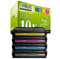 10x Kraft Office Supplies Toner kompatibel für Ricoh Aficio SP C 220 221 222 240 A sf s DN n ersetzt TYPESPC220E CT220