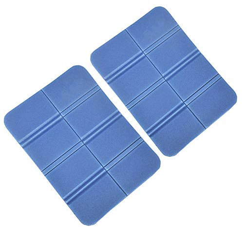 Kaxich 2 Stück Tragbar Faltbare Sitzkissen Isomatte Wasserdicht Sitzmatte Thermo Sitz Pad für Outdoor Garten Camping Picknick Reise