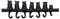 Selections Cat Tail Wall Key Hook Coat Rack in Cast Iron