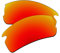 EZReplace Verres de rechange pour lunettes de soleil Oakley Flak 2.0 OO9295 (verres polarisés), Rouge vif, taille unique