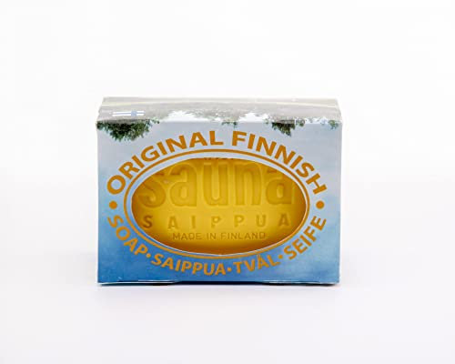 Vaasan Aito Saippua | Original finnische Sauna Seife 225g | traditionelle Rezeptur, handgemacht in Finnland (Birke)