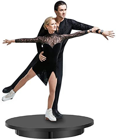 TEHONGMAI Base Giratoria Eléctrica, Plato Giratorio Automático De 360 ° para Fotografía con Control Remoto para Exhibición De Productos, 42x6,5 Cm, Cargas De 100 Kg