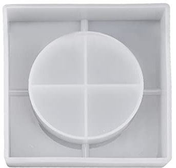 FIYSON Aschenbecher Harzform,Epoxidharz Formen Große Aschenbecherform Quadratischen Ashtray Moulds Gießform Silikonform Tablett für Aschenbecher Blumentopf DIY Craft Geschenke (12.5 x 12.5 cm)