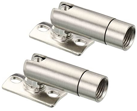 PATIKIL 180/350 Gradi Inclinato Soffitto Luce Adattatore, 2pz M10 Filetto con Base Lampadari Pendente Illuminazione Adattatore per Angolo o Irregolare Soffitto, Nichel