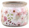 Blumentopf Übertopf Pflanzentopf Auray mit Blumenmuster H 9,5 cm Creme Keramik Shabby Chic Landhaus Vintage