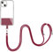 FYISWHO Handykette Universal,Einstellbar Halskette für google pixel 8 7 pro 6 6a 7a 5 5a 4 4a 4g 5g 3 3a 2 xl,Handyband Handy Kette für sony xperia 10 5 1 ii iii iv v xz2 xz3 l3 l4 (red wine)
