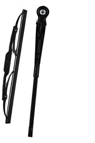 Scheibenwischermotor mit Klingen-Kits, 12 V, , elektrisch, Scheibenwischermotor-Gestänge-Set für Jeep, Traktor, Fischerboote, Wohnwagen (Wischer)