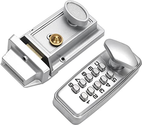 Push Button Door Lock Mechanical Code Lock Digital Password Door Lock Mechanical Code Water-Proof Electronic Locker Keyless Entry Gate Locks