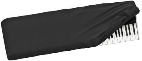 Musiin Premium Chinlon Keyboard Dust Cover - Compatible with KORG Pa4X ORIENTAL 76 keys Pa4X 76 keys,provides full-coverage protection, an essential accessory for your instrument
