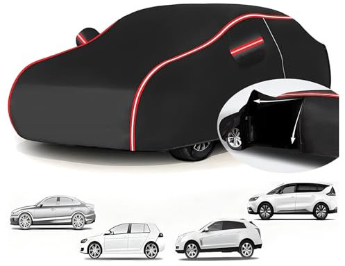 Autoabdeckung Vollgarage für BMW E64 6 Senies Cabrio 2003-2010(482x185,5x137,4cm),Beständig gegen Regen, Schnee, Staub, Schmutz und Alterung, für alle Jahreszeiten geeignet