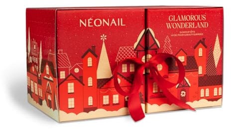 NEONAIL Adventskalender 2024 Frauen - 24-teilig Geschenkset Frauen - Adventskalender Mädchen - Beauty Weihnachtskalender - Beauty Adventskalender Kosmetik - UV Nagellack - Glamorous Wonderland