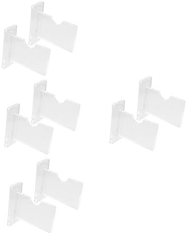 Sosoport 4 Paia Di Portacanne Da Pesca in Acrilico Da Parete Salvaspazio
