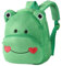 HAHASHOW Kinderrucksack ab 1 Jahr – Niedlicher 3D-Tierrucksack für Kleinkinder (2-4 Jahre), Leichter Kita Rucksack mit weichem Plüsch, Mini-Kindergartentasche für Jungen und Mädchen（Frosch）
