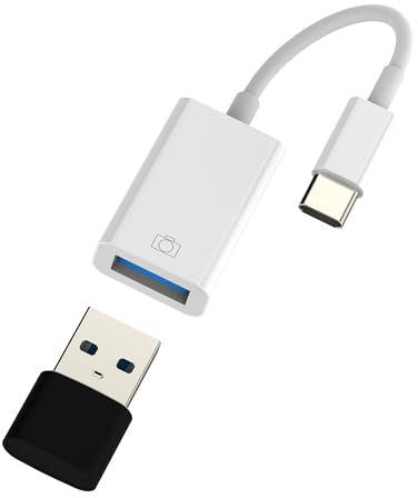 Adaptateur USB C Vers USB OTG 3.0 Pour iPhone 16 15 MacBook Pour iPad Compatible Avec Samsung Câble Connecteur Thunderbolt Lecteur de Carte Type C Prise Clé Audio Charge Convertisseur Tablette Voiture