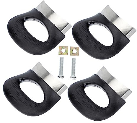 ASAKKURA 4stücke Topfseitengriffe Hitzebeständige Edelstahl-griffe Für Töpfe Pfannen Und Kochtöpfe Ergonomisch Rutschfest Leicht Zu Reinigen Für Induktionsherde