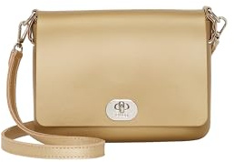 O bag - Umhängetasche O pocket aus Thermoplastische Verbindung, gold (13.5 X 20 X 6 cm)