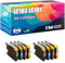 LC103 LC101 Ink Cartridges Compatible with Brother MFC-J6520DW MFC-J6720DW MFC-J6920DW MFC-J870DW MFC-J875DW Printers, High-Yield Ideal for High-Volume Printing (2 Set)