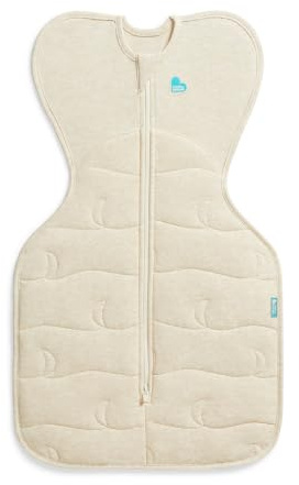Love To Dream Swaddle Up, M 6-8.5kg, Oatmeal, 3.5 Tog | Arms Up Swaddle Helps Baby Self-Soothe and Sleep Longer, Secure Fit Helps Calm Startle Reflex, Newborn Essentials