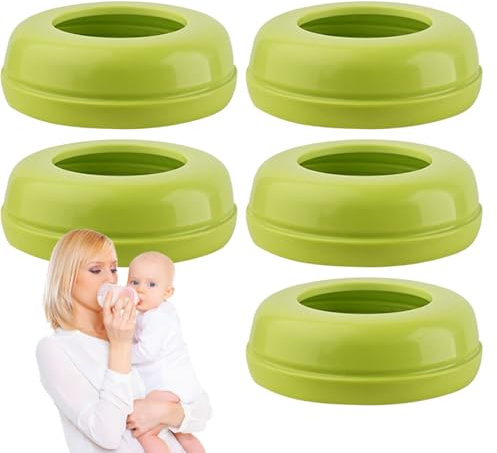Schraubverschlussringe Für Babyflaschen Auslaufsicheres Lebensmittelechtes | Ersatzringe Zum Einschrauben Für Babyflaschen Geeignet für Babyflaschen und Babyernährungszub