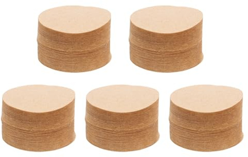 500 Filtri per Cialde Caffè 32mm, Filtri di Carta Rotondi e Biodegradabili, Adatti a Cialde Riutilizzabili, Facili da Pulire