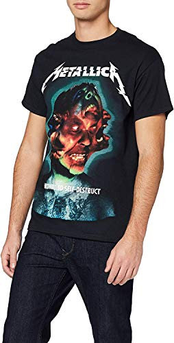 Metallica Herren Metallica_hardwired Album Cover_men_bl_ts: T Shirt, Schwarz, S EU