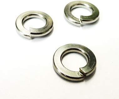 100 Stück Federringe DIN 127-8,1mm für M8 - Form B - A2 Edelstahl - Werkstoff 1.4310 - Unterlegscheiben - V2A - Federscheiben (100, M8)