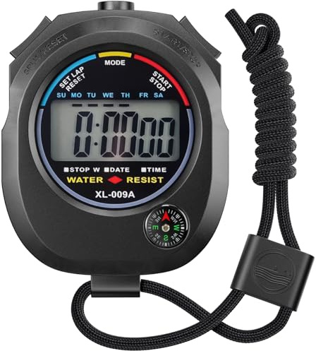 KingL Digital Stopwatch Timer - Interval Timer with Large Display.