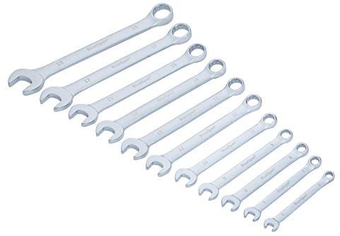 11 PCE Chrome Metric Combination Spanner Set 6-19mm, Including Carrying Case