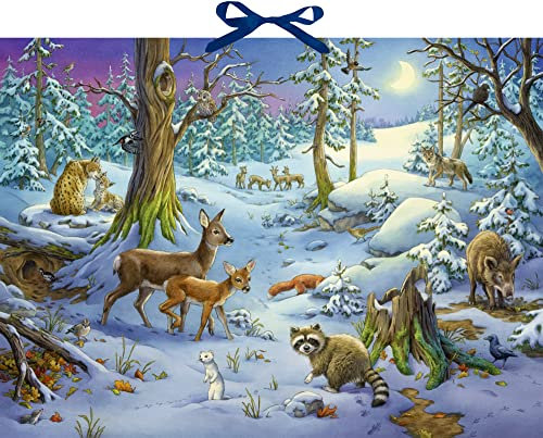Sound-Adventskalender - Hört ihr die Tiere im Winterwald?: Mit 24 Tierstimmen hinter den Türchen